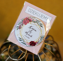 magnes na lodówkę ślubny
 upominki dla gości
ślubne podziękowania 
ślubne upominki dla gości