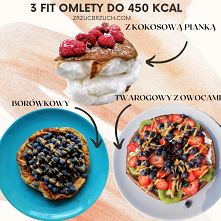 3 pyszne przepisy na fit omlety do 450 kcal