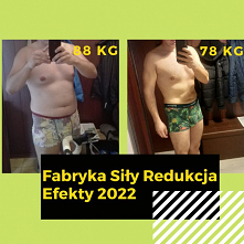 Tutaj efekty jednego z czytelników naszego bloga z dietą Fabryki Siły .
