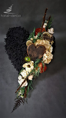 oryginalne kwiatowe serce od totaldeco.pl