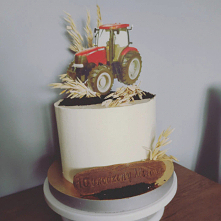 tort z traktorem