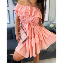 Sukienka z falbankami hiszpanka na lato