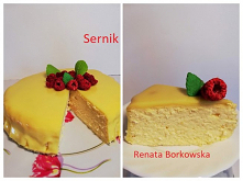 Sernik   z  białą  czekoladą