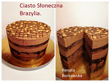 Mocno   czekoladowe   ciasto   Słoneczna   Brazylia .