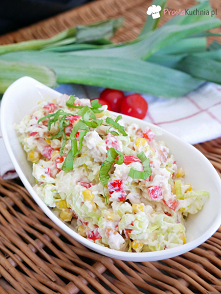 Sałatka z porem :) Przepis po kliknięciu w zdjęcie!