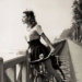 vitnage 1940s lady woman's bicycle