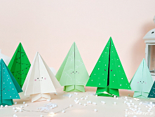 Tutorial ukazujący sposób wykonania choinki techniką origami ;)