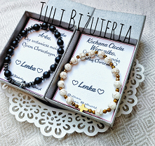 Bransoletka różaniec  Czy zostaniesz moją Matką Chrzestną, czy zostaniesz moim Ojcem Chrzestnym?

Kamienie Naturalne, karteczka z dowolnymi imionami, więcej wzorów na fanpage Tu...