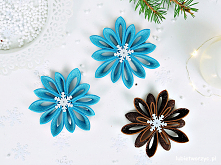 Tutorial ukazujący sposób wykonania śnieżynek z wykorzystaniem pianki kreatywnej ;)