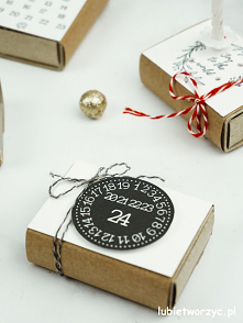 Tutorial ukazujący sposób wykonania kalendarza adwentowego z pudełka po zapałkach ;)