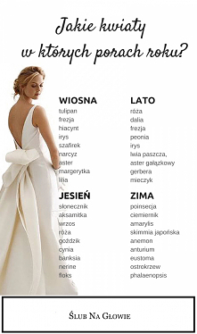 Są odzwierciedleniem stylu, na który zdecydowała się para młoda, symbolem konkretnych uczuć, ale także wyrazem jedności z naturą i dostosowaniem się do danej pory roku.