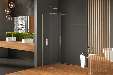 Lubisz nowoczesne wnętrza? Chcesz by wykończenie łazienki zachwycało? Zdecyduj się zatem na kabinę typu Walk-in Smart z wymiarami 100x200. Zwróć uwagę na ciekawe elementy propon...