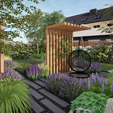 Nowoczesny ogród angielski