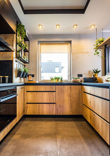 Nowoczesna kuchnia otwarta na salon DITTA Polska Group®