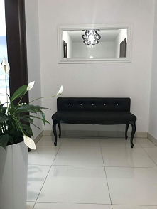 ławka w stylu glamour