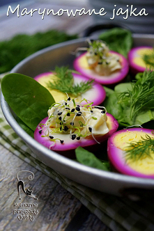 Marynowane jajka, inspiracje na Wielkanoc, menu na Wielkanoc,
Święta Wielkanocne coraz bliżej. Najwyższa pora zacząć myśleć nad tym co dobrego postawimy na naszym stole. U mnie ...
