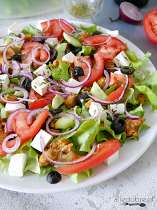 Kolorowa sałatka #zkurczakiem #salatka