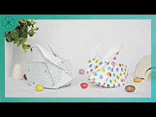 Jak zrobić: Królik - pudełko Origami (DTutorial ukazujący sposób wykonania pudełka origami w kształcie królika ;)IY Tutorial)