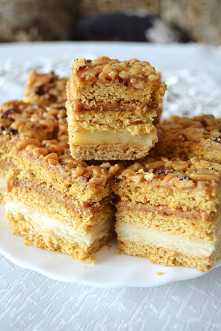 Ciasto Snikers to nic innego jak pyszny i wciągający przekładaniec. Ciasto to idealnie pasuje na różnego rodzaju okazje. Wygląda bardzo efektownie i smakuje wyśmienicie. Polecam...