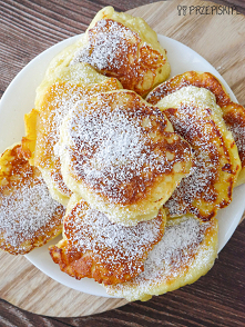 placki z sera z wiaderka