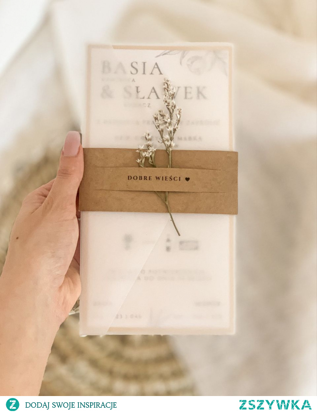 Zaproszenia ślubne 2022 boho | suszone kwiaty | rustykalne wesele | suche trawy | zaproszenia eko