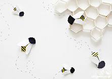 Tutorial ukazujący sposób składania pszczoły techniką origami ;)