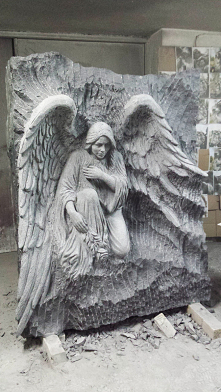 rzeźba nagrobna lublin rzeźba anioła