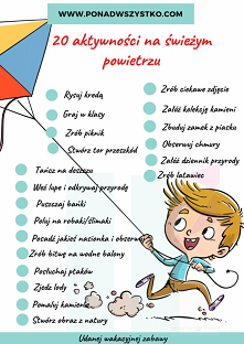 20 aktywności dla dzieci na...