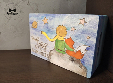 Dziś prezentujemy kuferek wspomnień, jest to element zestawu, który powstał już jakiś czas temu jako prezent dla Marysi z okazji jej Pierwszej Komunii Świętej. 