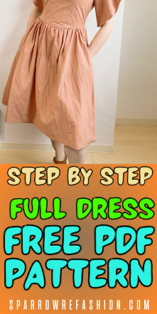 jak nauczyc sie szyc , uszyj swoja pierwsza spodniczke z darmowym wykrojem do druku